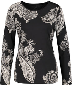 Top with Print - ELIZABETH SCHINDLER