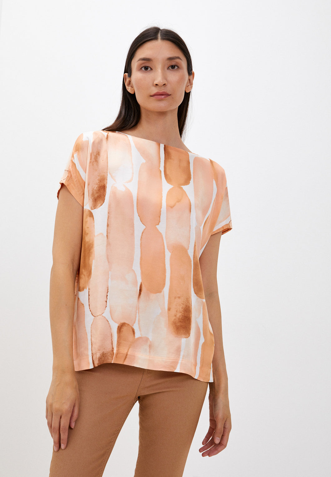 Top with Silky Front