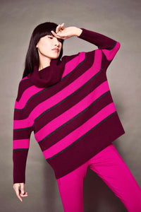 Cowl Neck Raglan Sleeve Sweater - PINKCOLADA – PINKCOLADA
