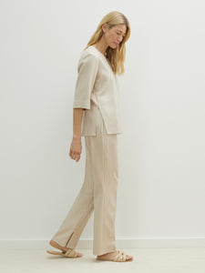 Chic Trousers with a Hem Zip