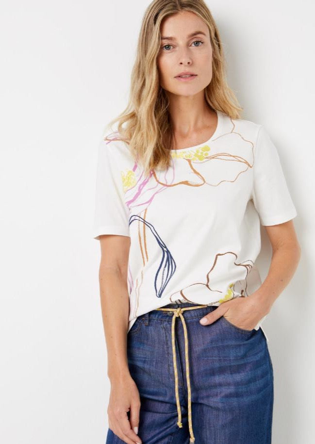 Top with Print - ELIZABETH SCHINDLER