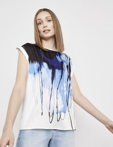 Top with Silky Front