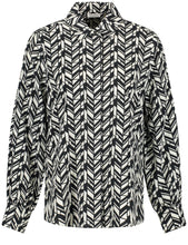 Blouse with a Geometric Pattern