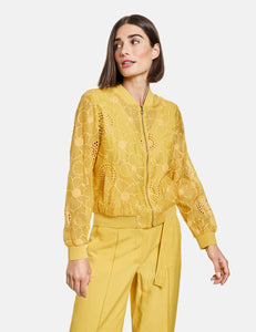 Jacket with Broderie Anglaise