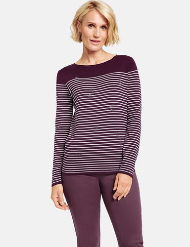 Pullover with Stripes - ELIZABETH SCHINDLER