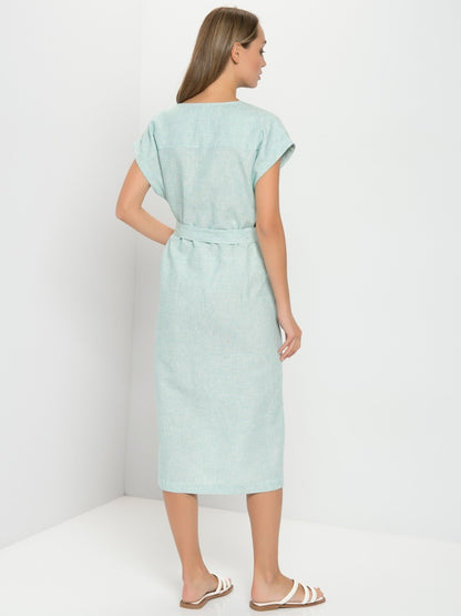 Linen Blend Dress