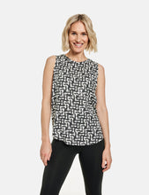 Blouse with a Graphic Pattern