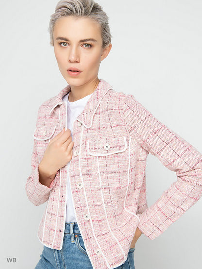 Jacket with a Collar - ELIZABETH SCHINDLER