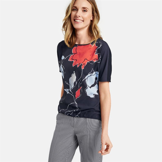 Top with Print - ELIZABETH SCHINDLER