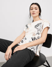 Top with Floral Print