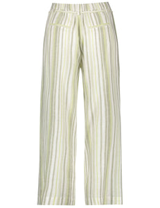 Striped Linen Culottes