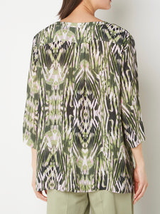 Tunic Blouse with Print