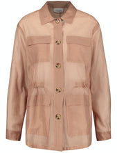 Semi-Sheer Blazer Jacket