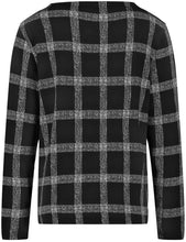 Pullover with Windowpane Checks